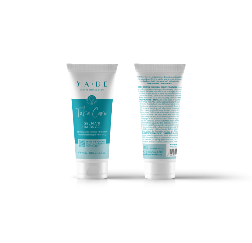 yabe take care mockup front back