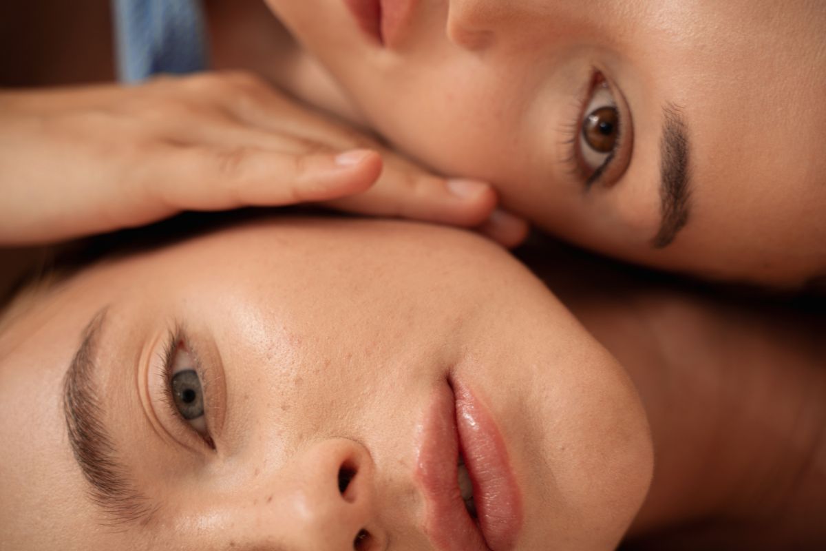 Skincare di primavera viso